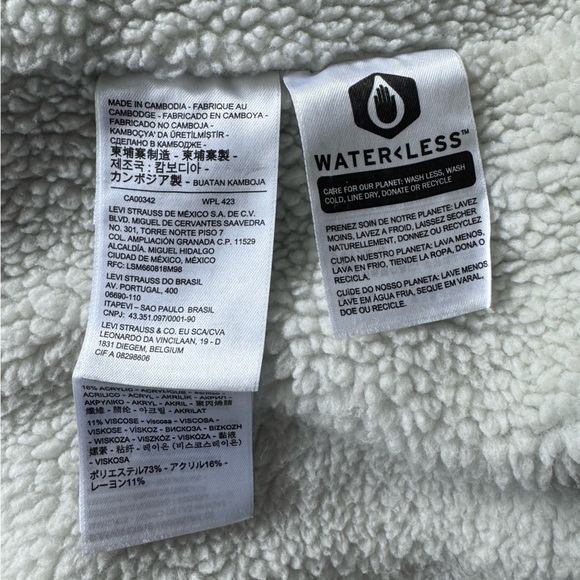 Original Sherpa Trucker Jacket Size XS - Picture 4 of 5